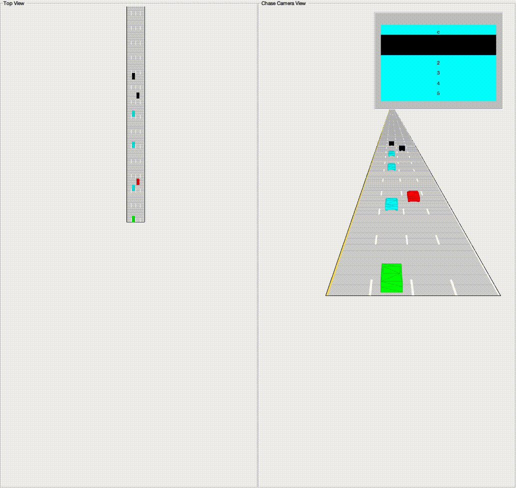 FxT-OCBF Lane Changing
